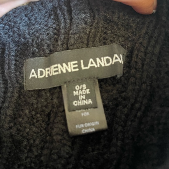 Adrienne Landau Pom Pom Beanie and Gloves - Picture 3 of 6